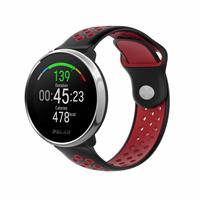 Strap-it Polar Unite sport band (zwart/rood)