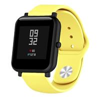 Strap-it Xiaomi Amazfit Bip sport band (geel)