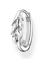 Thomas Sabo Single-Creole »Blätter mit Steinen, CR681-051-14, CR681-414-14, CR681-416-14«, mit Zirkonia (synth)