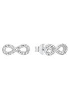 s.Oliver Oorbellen voor dames, 925 Sterling zilver, zirkonia synth. | Oneindigheid