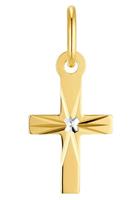 amor Hanger met motief voor dames, goud 585 | kruis