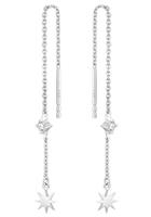 amor Oorbellen voor dames, 925 Sterling zilver, zirkonia synth. | ster