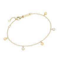 GIORGIO MARTELLO MILANO Armband »mit 5 Behängen, weißen Zirkonia und matt, Silber 925«