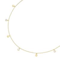 GIORGIO MARTELLO MILANO Collier »mit 7 Behängen, weißen Zirkonia und matt, Silber 925«