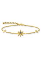 Thomas Sabo Armband »Royalty Stern dunkelblauer Stein, A2037-945-7-L19V, A2037-959-7-L19V«, mit Glas-Keramik Stein, Spinell (synth), Zirkonia (synth)