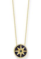 Thomas Sabo Kette mit Anhänger »Royalty Stern farbige Steine, KE2140-945-7-L45V, KE2140-963-7-L45V«, mit Glas-Keramik Stein, Sandstein-Imitat, Spinell (synth), Zirkonia (synth)