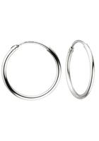 Jobo Paar Creolen »Ohrringe 19 mm«, 925 Silber