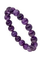Jobo Armband »Edelsteinarmband lila«, mit Amethyst 19 cm