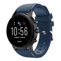 Strap-it Fossil Gen 5 siliconen bandje (donkerblauw)