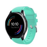 Strap-it OnePlus Watch siliconen bandje (aqua)