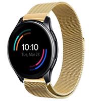 Strap-it OnePlus Watch Milanese band (goud)