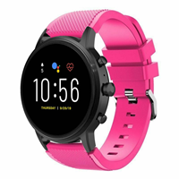 Strap-it Fossil Gen 5 siliconen bandje (knalroze)