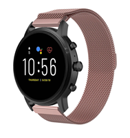 Strap-it Fossil Gen 5 Milanese band (roze)