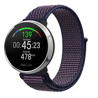 Strap-it Polar Ignite nylon band (paars/blauw)