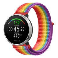 Strap-it Polar Unite nylon band (regenboog)