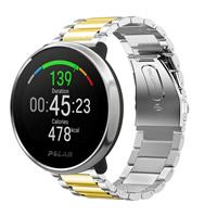 Strap-it Polar Unite stalen band (zilver/goud)