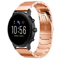 Strap-it Fossil Gen 5 metalen bandje (rosé goud)