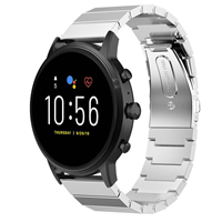 Strap-it Fossil Gen 5 metalen bandje (zilver)