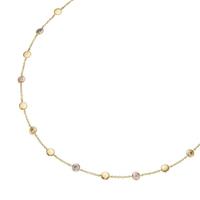 GIORGIO MARTELLO MILANO Collier »mit Zwischenteilen, farbige synt. Zirkonia + Korund Silber 925«