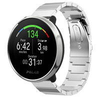 Strap-it Polar Unite metalen bandje (zilver)
