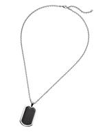 Jobo Kette mit Anhänger »Schwarz«, Edelstahl 55 cm verkürzbar