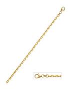 Jobo Goldarmband »Anker-Armband«, Ankerarmband 333 Gold diamantiert 21 cm