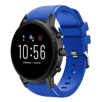 Strap-it Fossil Gen 5 siliconen bandje (blauw)