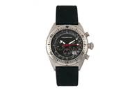Morphic M53-serie chronograaf vezelgeweven lederen band horloge met datum