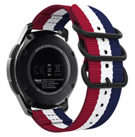 Strap-it Fossil Gen 5 nylon gesp band (3-kleurig)