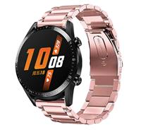 Strap-it Huawei Watch GT stalen band (rosé pink)