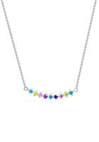 Firetti Kette mit Anhänger »Regenbogen«, mit Zirkonia (synth)