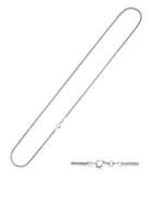 Jobo Goldkette, Schlangenkette 333 Weißgold 50 cm 1,4 mm
