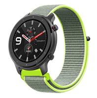 Strap-it Xiaomi Amazfit GTR nylon band (fluoriserend)