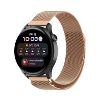 Strap-it Huawei Watch 3 / 3 Pro Milanese band (rosé goud)