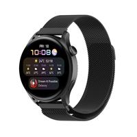 Huawei Watch 3 / 3 Pro Milanese band (zwart)