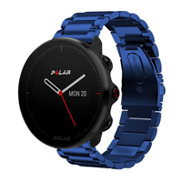 Strap-it Polar Vantage M stalen band (blauw)