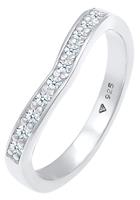 Elli Diamonds Fingerring  Ring Diamanten V-Form Verlobung, 0611512320, 0611522320, mit Brillanten