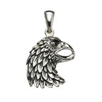 Vivance Kettenanhänger 925/- Sterling Silber oxydiert Adler, Anhänger