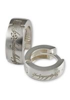 Der Herr der Ringe Paar Creolen Elbische Runen, 10004058, Made in Germany
