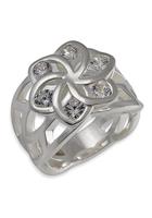 Der Herr der Ringe Fingerring Nenya Flowers - Galadriels Ring, 10004106, Made in Germany