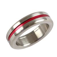 Demarie Fingerring eloxiertes Aluminium, Matt/Glanz