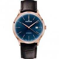 Edox Les Vauberts 80106 37RC BUIR Heren Horloge 42mm 5 ATM