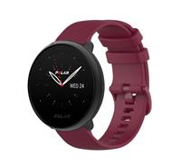 Strap-it Polar Ignite 2 siliconen bandje (donkerrood)