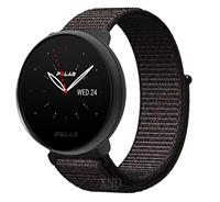 Strap-it Polar Ignite 2 nylon band (zwart)