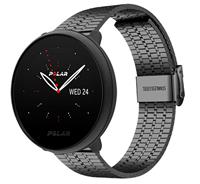 Strap-it Polar Ignite 2 roestvrij stalen band (zwart)
