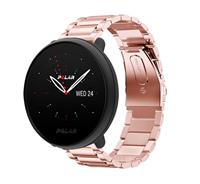 Strap-it Polar Ignite 2 stalen band (rosé pink)