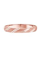 Firetti Trauring mit Gravur sandmatt, Diamantschnitt, 3,0 mm breit, Made in Germany, wahlweise mit oder ohne Brillant