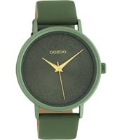 OOZOO Timepieces Horloge Lily Pad Groen | C10582