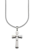 Bruno Banani Ketting met hanger Kruis, B4068N/20/00/55, B4069N/20/00/55