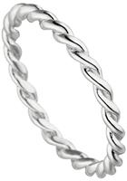 Jobo Fingerring »Geflochtener Ring«, 925 Silber